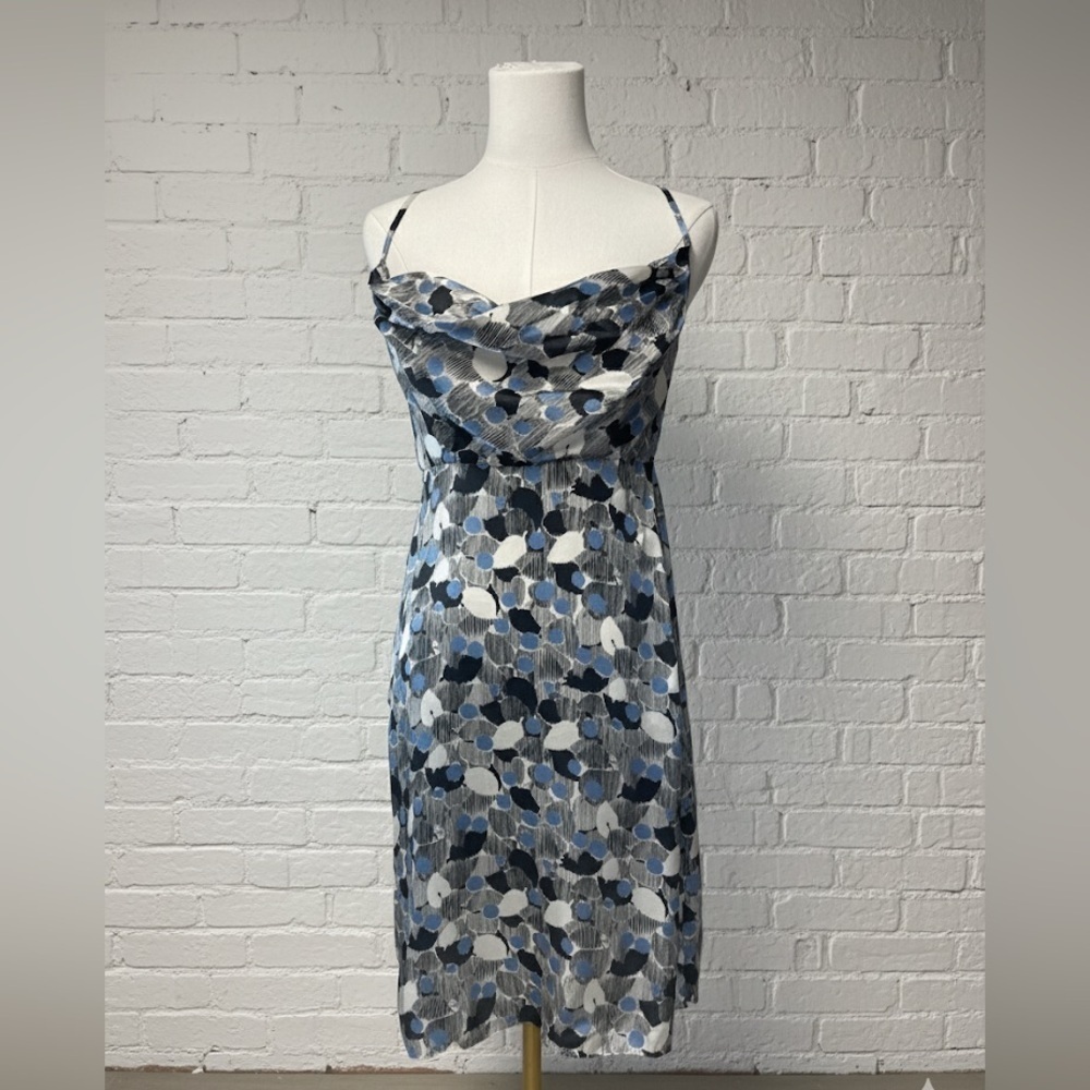 NWT Susana Monaco 100% Silk Abstract Floral Slip dress